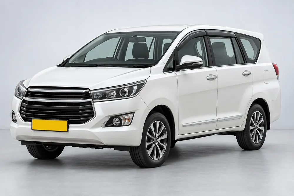 Illustrative white premium multi-row vehicle for the Benyva Premium MUV category.
