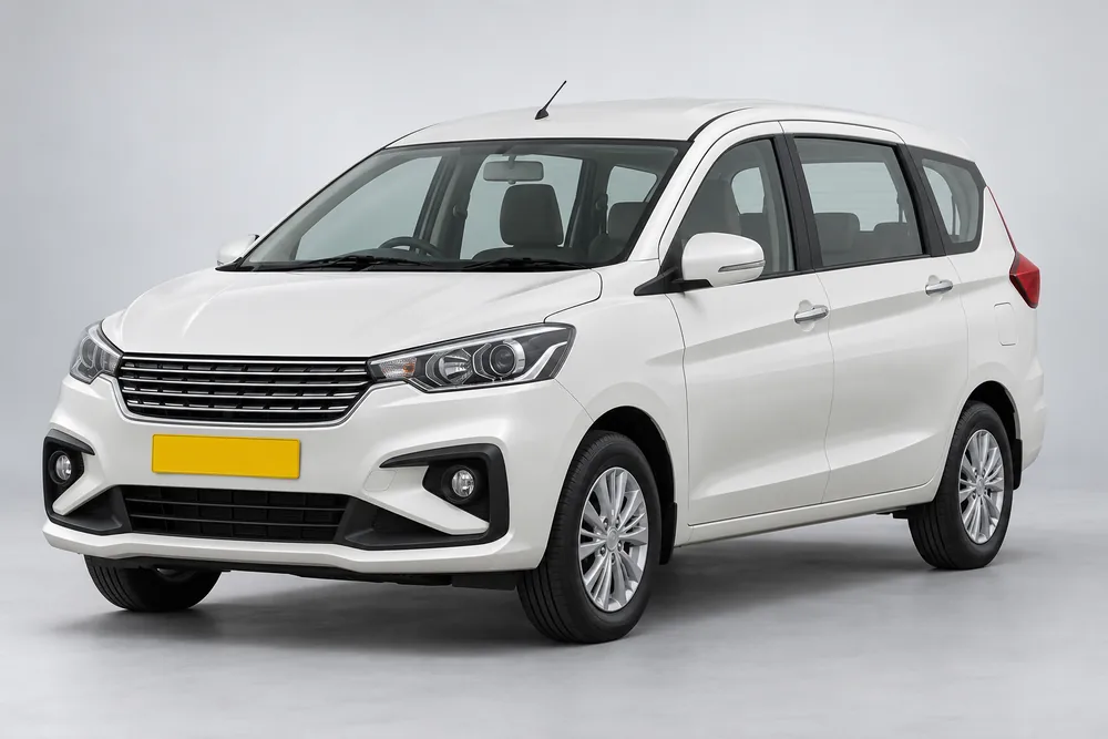 Illustrative white multi-row vehicle for the Benyva SUV category.